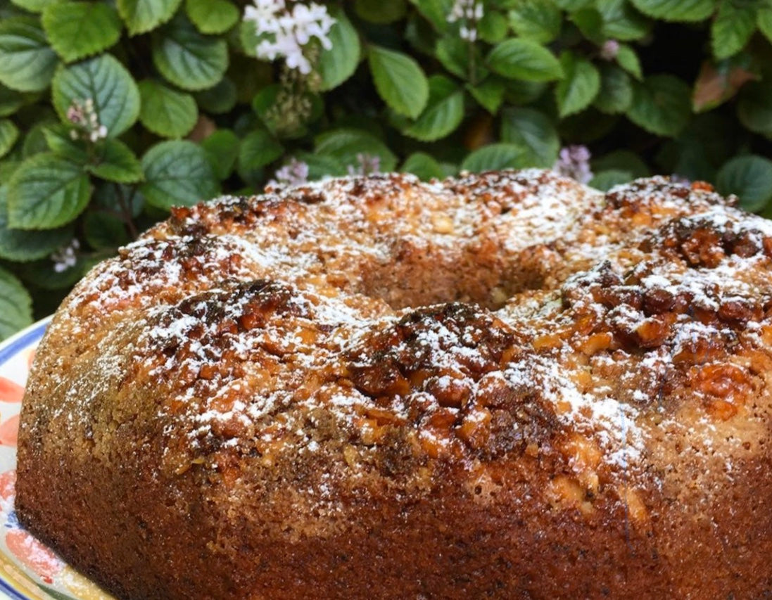 Walnut Coffee Ring Cake